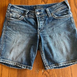 Silver brand jean shorts